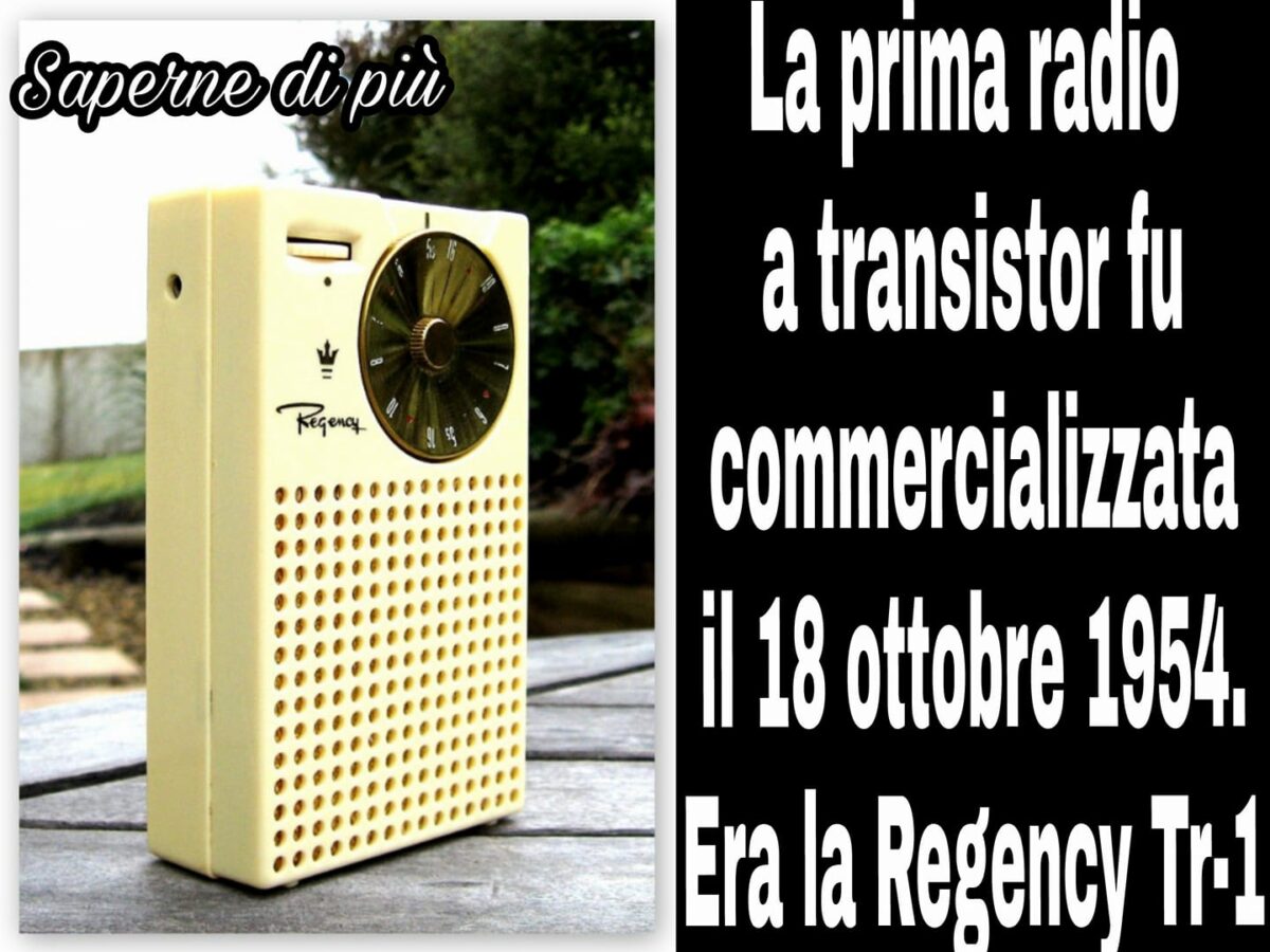 La rivoluzione degli anni 50: la radio a transistor