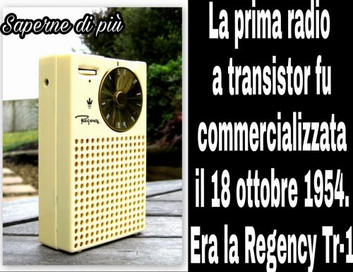 La rivoluzione degli anni 50: la radio a transistor