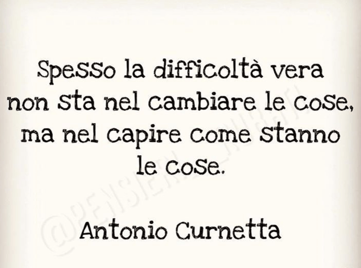 cambiare le cose